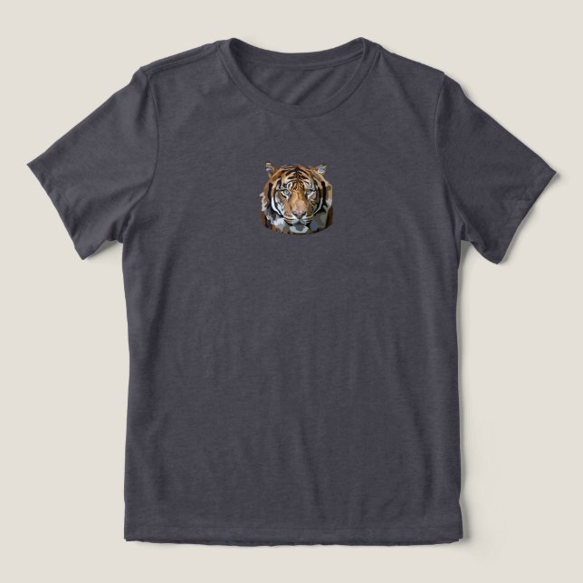 Camiseta Triblenda La mano del tigre de Bengala dibuja arte digital (Diseño delantero )