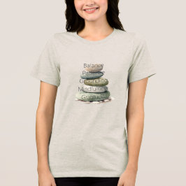 Camiseta Triblenda La Meditación Balancea la Atención Plena Yoga