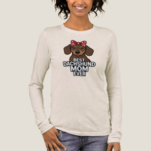 Camiseta Triblenda La mejor mamá de Dachshund