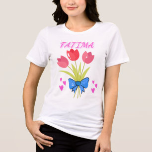 Camiseta Triblenda La mejor mamá siempre de moda Borgoña Boho