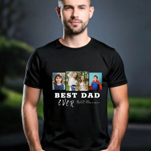 Camiseta Triblenda La mejor tipografía moderna de papá fotografía del