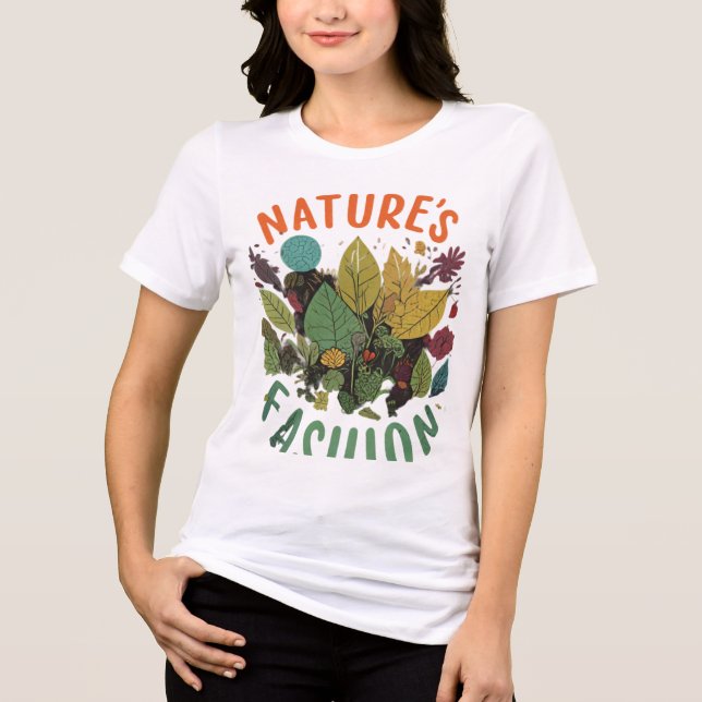 Camiseta Triblenda La moda de la naturaleza (Anverso)