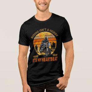 Camiseta Triblenda La moto del corazón no es un hobby