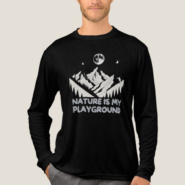 Camiseta Triblenda La naturaleza es mi área de juegos (Anverso)