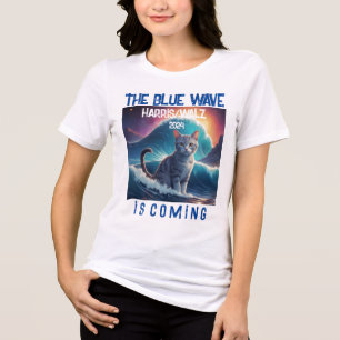 Camiseta Triblenda La ola azul viene el 2024