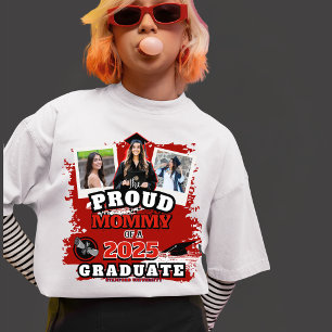 Camiseta Triblenda La Orgullosa Mami Personalizada Graduación Familia