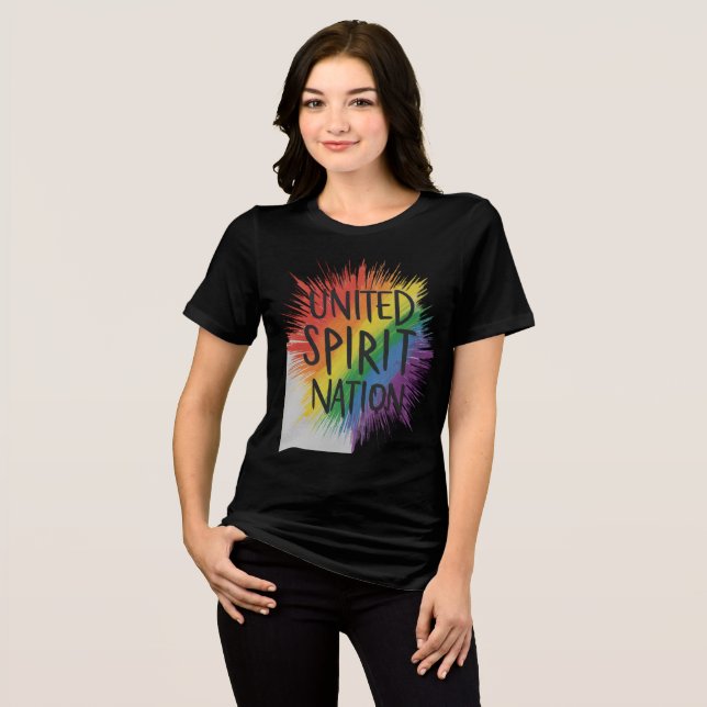 Camiseta Triblenda La orgullosa nación del Espíritu Unido (Anverso Completo)