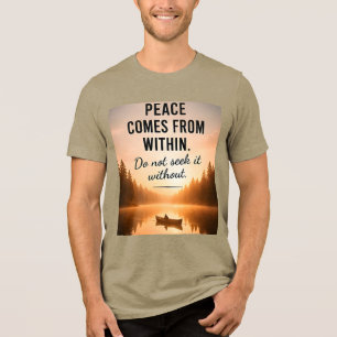Camiseta Triblenda ✨ La paz viene de dentro Inspiración diaria 🕊️