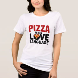 Camiseta Triblenda La pizza es mi lengua de amor