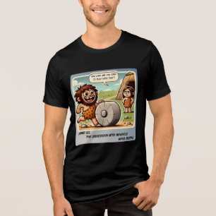 Camiseta Triblenda La primera obsesión de la rueda - Humor de Caballe