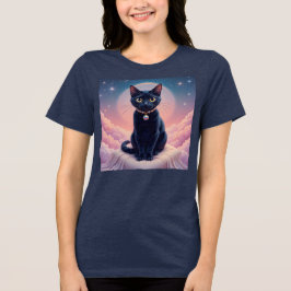 Camiseta Triblenda La Reina Del Cielo Del Gato Negro