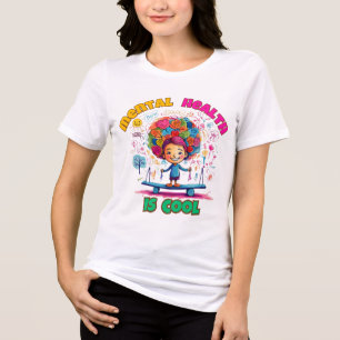 CAMISETA TRIBLENDA LA SALUD MENTAL ES GUAY
