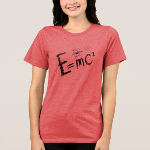 Camiseta Triblenda La teoría de la relatividad de Einstein. Fórmula