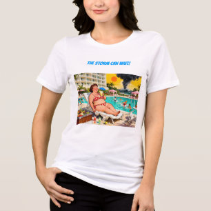 Camiseta Triblenda “La tormenta puede esperar” – Un dibujo animado de