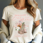 Camiseta Triblenda La última niña de Moda de rodeo bota fiesta de nov<br><div class="desc">¡Acércate al estilo con nuestra impresionante camiseta de trímiga con bota floral de la fiesta nupcial occidental de la fiesta de novias en el último Rodeo! Perfectamente mezclando confort y encanto, esta camisa está diseñada para la novia moderna que celebra su espíritu único. Perfecto para una ducha de novia de...</div>