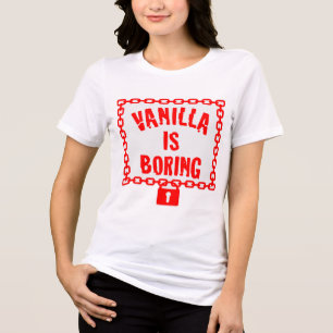 Camiseta Triblenda La Vanilla Es Un Padlock De Collar Aburrido © FB @