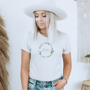 Camiseta Triblenda La vegetación acuática Baby Shower Mama To Be