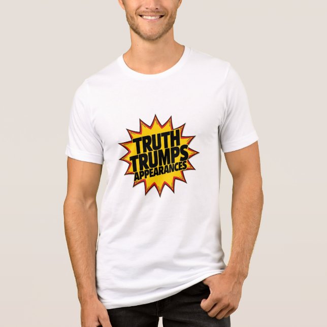 Camiseta Triblenda La Verdad Supera las Apariencias (Anverso)