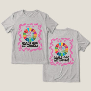 Camiseta Triblenda La vida consciente, el impacto global: Objetivos é