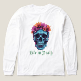 Camiseta Triblenda La vida en la muerte, el florecimiento en azul