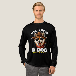 Camiseta Triblenda La vida es buena, un perro la hace mejor Regalo pa