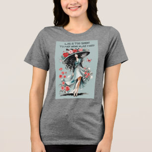 Camiseta Triblenda La Vida Es Demasiado Corta Para No Llevar Gorras E