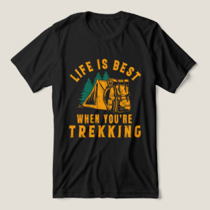 Camiseta Triblenda La vida es mejor cuando haces trekking