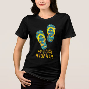Camiseta Triblenda La vida es mejor en la coincidencia de Personaliza