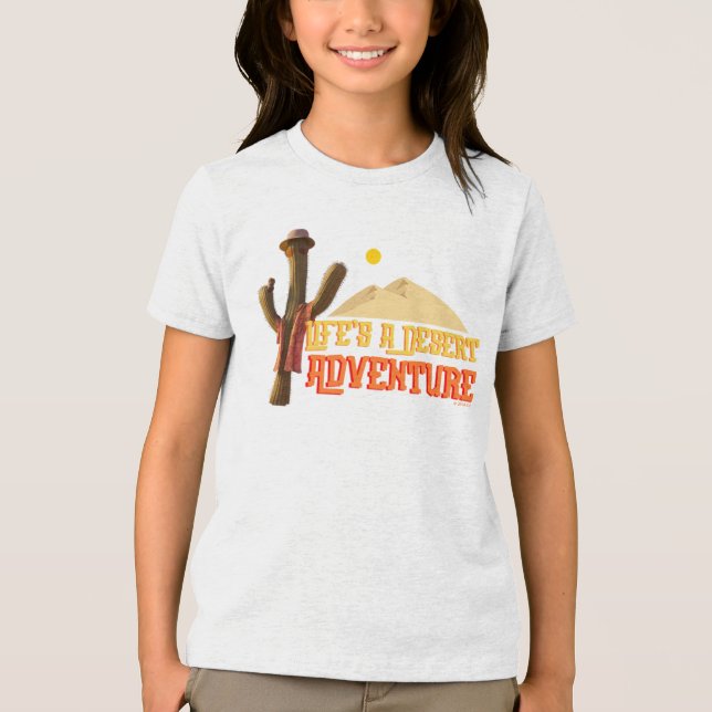 Camiseta Triblenda La vida es una aventura del desierto (Anverso)