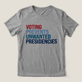 Camiseta Triblenda La votación evita presidencias no deseadas