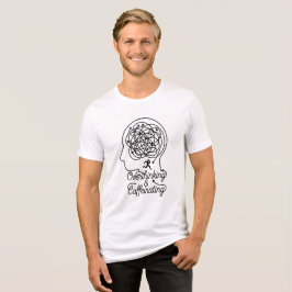 Camiseta Triblenda Laberinto de cabeza sobrepensando y cafeinando