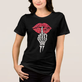 Camiseta Triblenda Labios Sexys Día de San Valentín