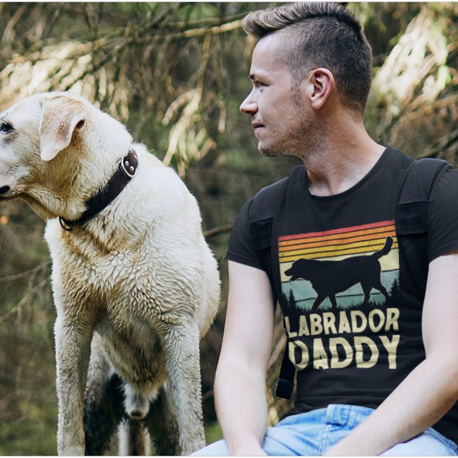 Camiseta Triblenda Labrador Daddy  – Funny Dog Dad Gift (Subido por el creador)