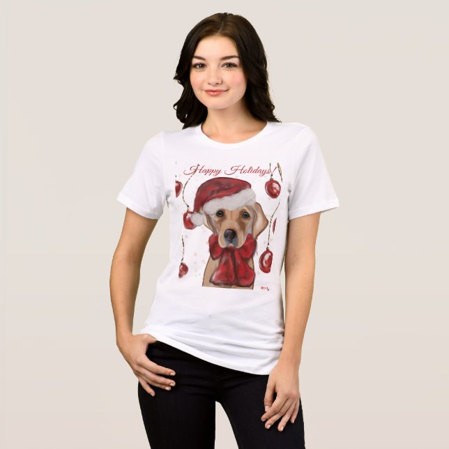 Camiseta Triblenda Labrador Retriever  Impresión en lienzo (Anverso Completo)