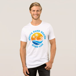 CAMISETA TRIBLENDA LACO DE LA PLAYA DE ARENA BLANCA-KHAO