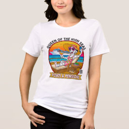 Camiseta Triblenda Ladies Queen of The High Seas - Front Print