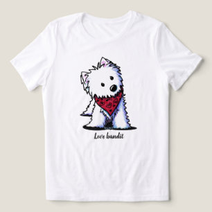 Camiseta Triblenda Ladrón de besos Westie