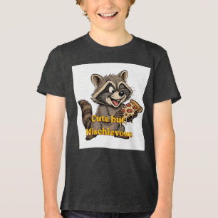 Camiseta Triblenda Ladrona Pequeña Mapache Adorable