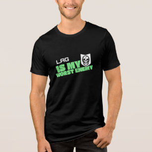Camiseta Triblenda Lag es mi peor humor enemigo para jugar