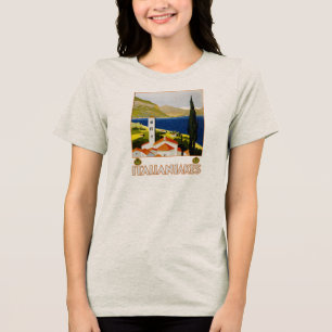 Camiseta Triblenda Lagos italianos Viaje Antiguo Italia