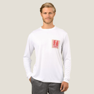 Camiseta Triblenda Langosta Pop Crustáceos en Rayas de Caramelo