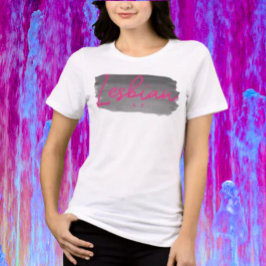 Camiseta Triblenda Lápiz labial AF Lesbiana rosa