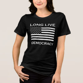 Camiseta Triblenda Larga vida a la democracia norteamericana