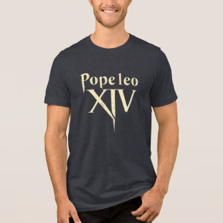 Camiseta Triblenda Larga vida al Papa León XIV - Un nuevo amanecer pa