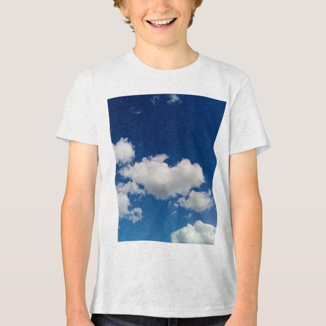 Camiseta Triblenda Larga y suave nube (Anverso)