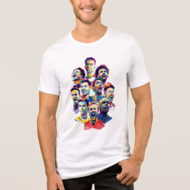 Camiseta Triblenda Las 10 Leyendas del Fútbol Colección WPAP