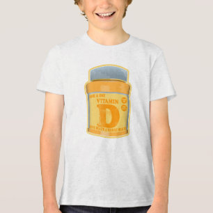 Camiseta Triblenda Las cápsulas de vitamina D son salud y bienestar