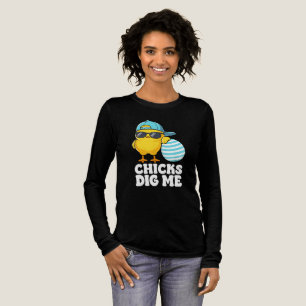 Camiseta Triblenda Las chicas me cavan niños pequeños de Pascua Feliz