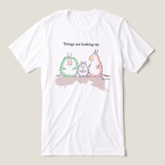 Camiseta Triblenda LAS COSAS ESTÁN MIRANDO por Sandra Boynton (Diseño delantero )