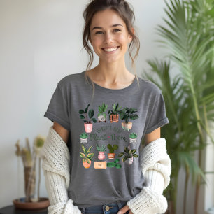 Camiseta Triblenda Las mejores plantas de acuarela de mamá del mundo